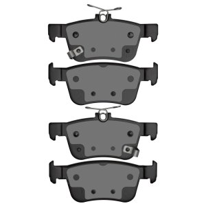 Honda Civic Brake Pads - Rear - R1 Concepts - Euro Ceramic - `16-`26